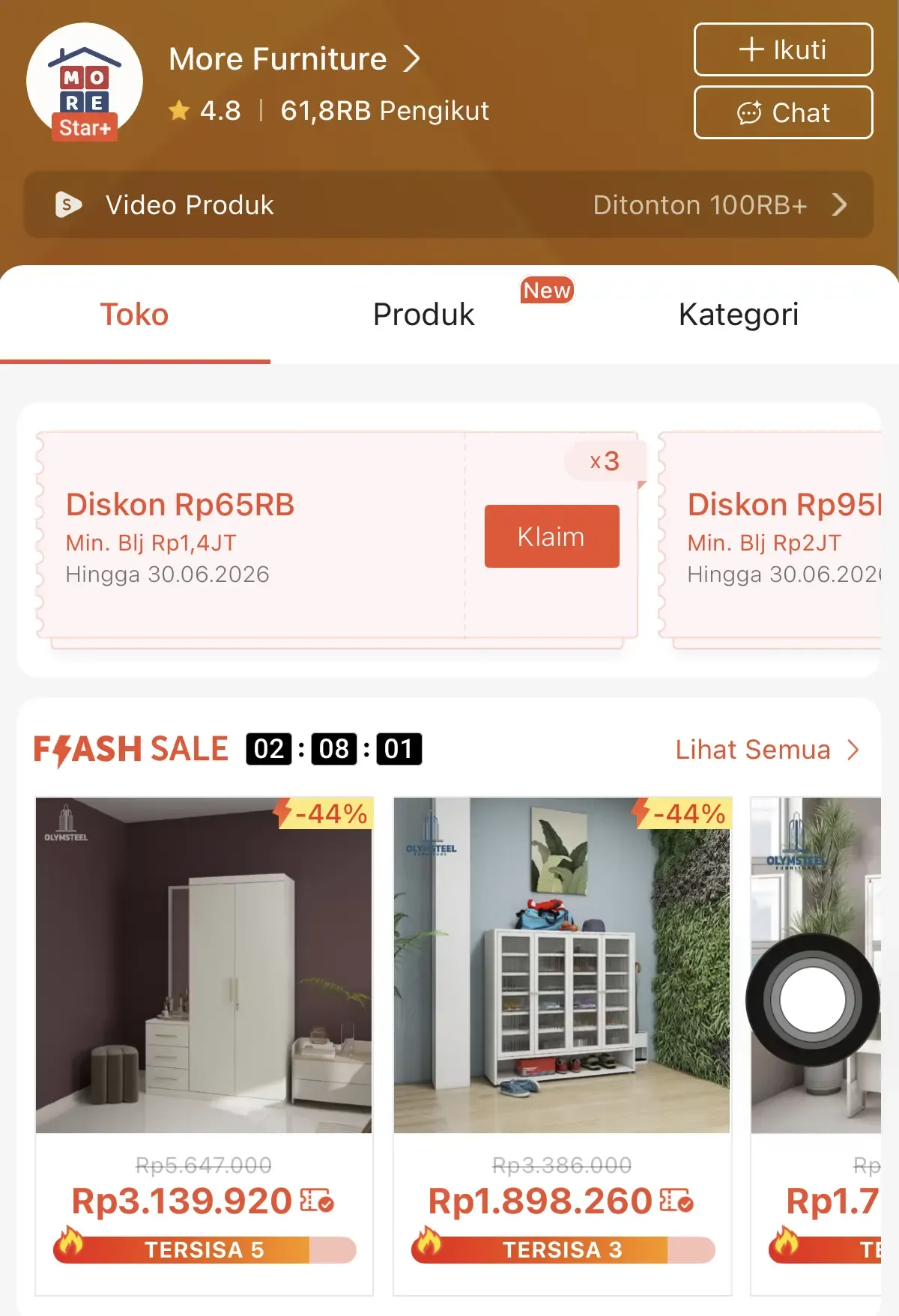 Preview official store Shopee More Furniture